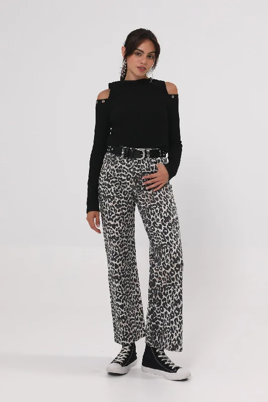 JEANS LEOPARDO