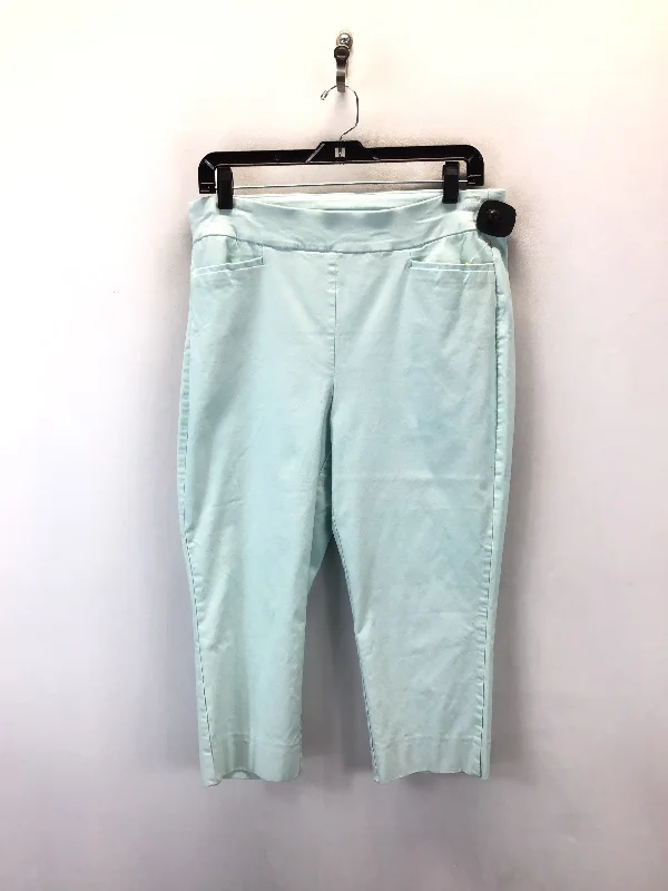 Pants Cropped By Chicos In Blue, Size: 2