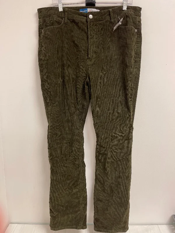 Pants Corduroy By Old Navy In Green, Size: 16