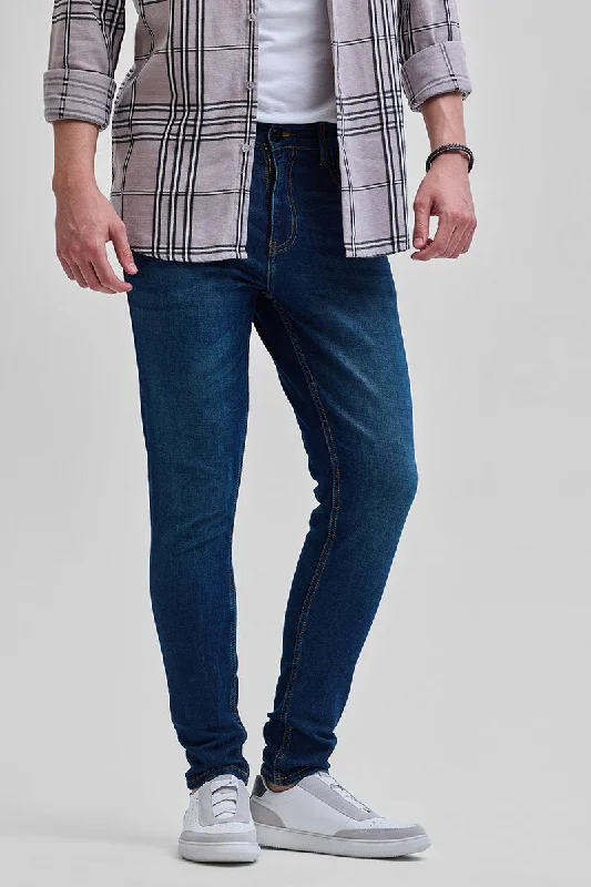 Navy Skinny Fit Jeans