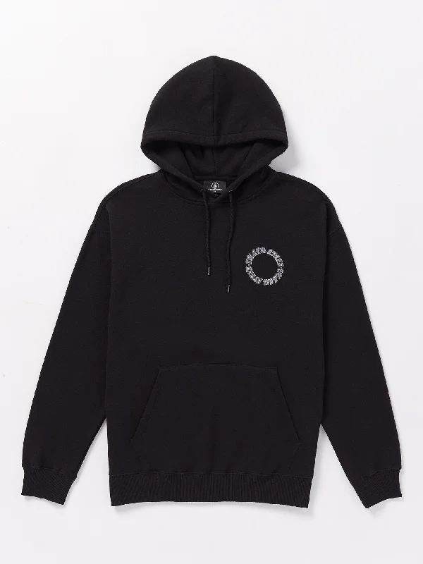 Stone Oracle Pullover Sweatshirt - Black