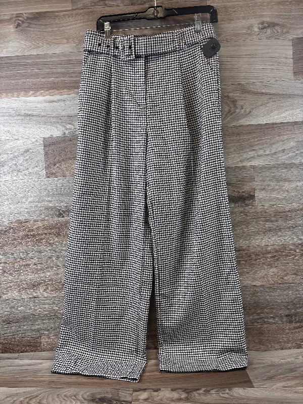 Pants Wide Leg By Loft In Checkered Pattern, Size: 2