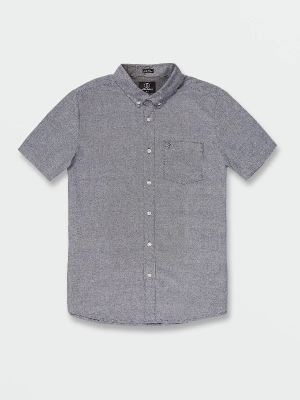 Everett Oxford Short Sleeve Shirt - Baja Indigo