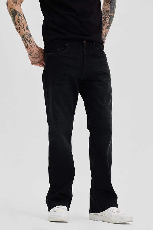 Black Bootcut Jeans