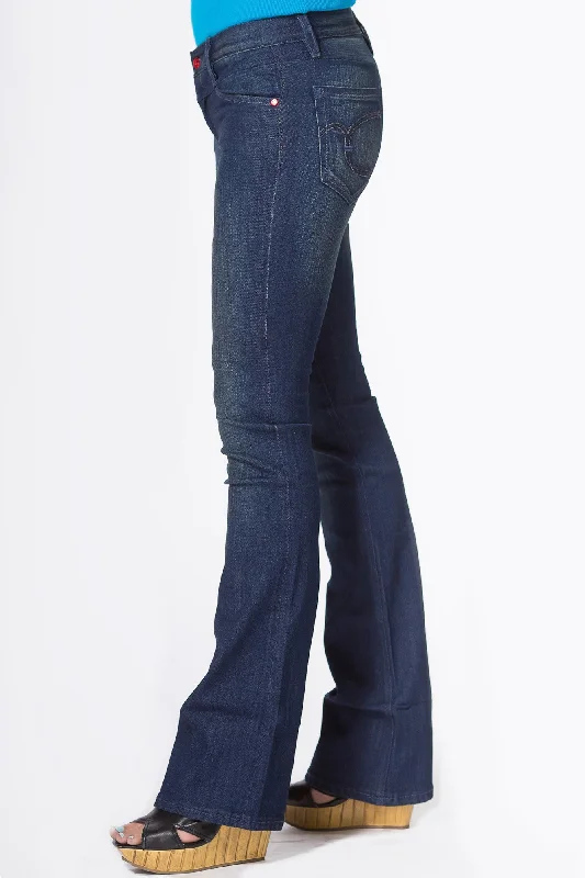 Women's Medium Wash Denim Boot Cut Jeans