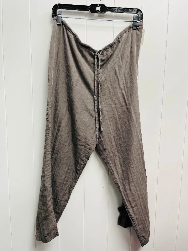 Pants Lounge By Eileen Fisher In Grey, Size: M