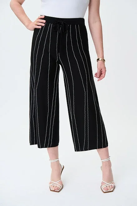 Joseph Ribkoff Wide Leg Striped Pants