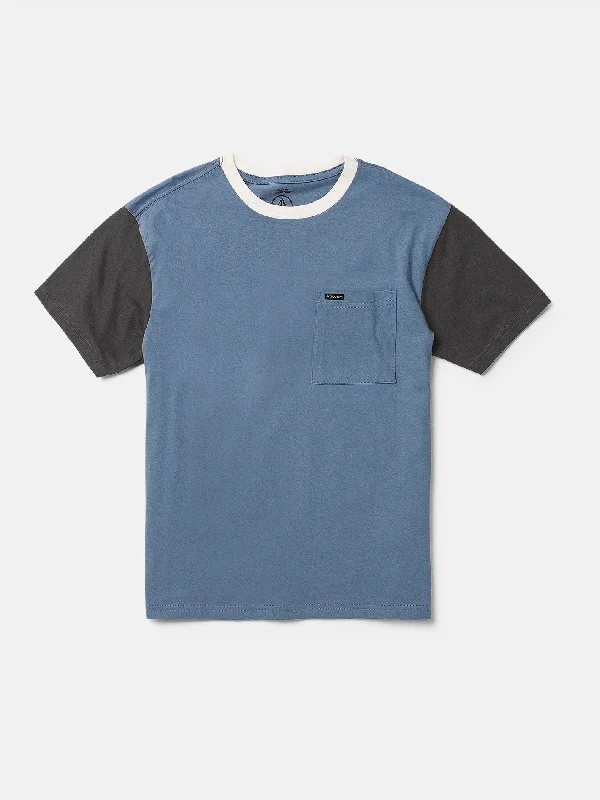 Big Boys Overgrown Short Sleeve Shirt - Stone Blue