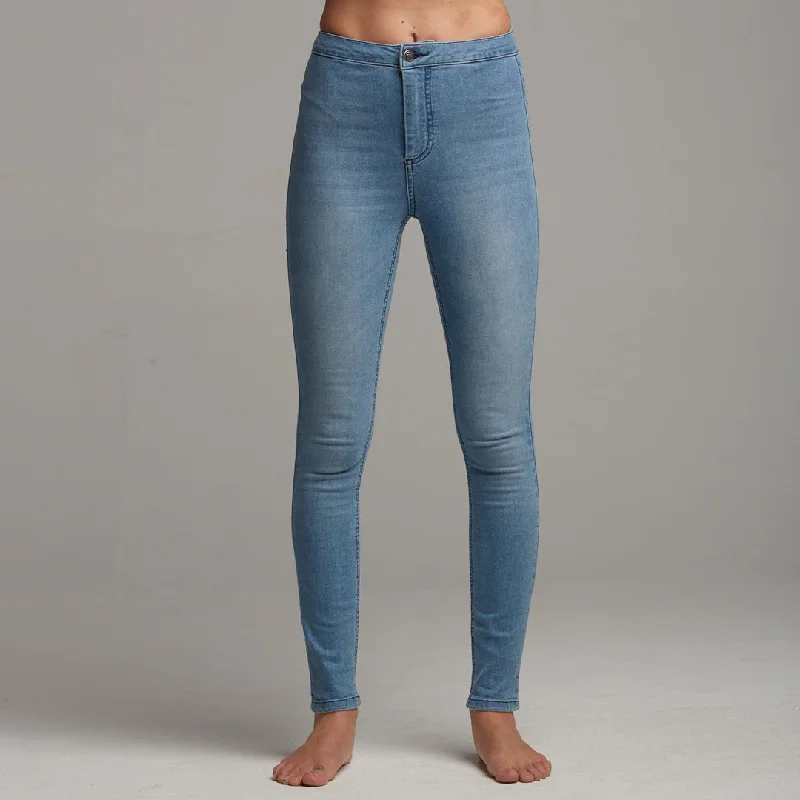 JENI PLAIN BLUE JEANS - CT054