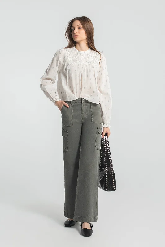 JEANS CULOTTE CARGO