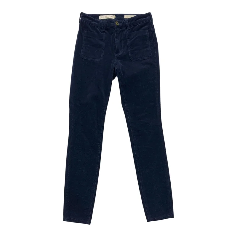 Pants Corduroy By Pilcro In Navy, Size: 2