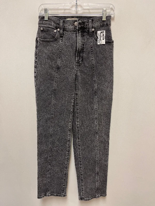 Pants Cropped By Madewell In Black Denim, Size: 2