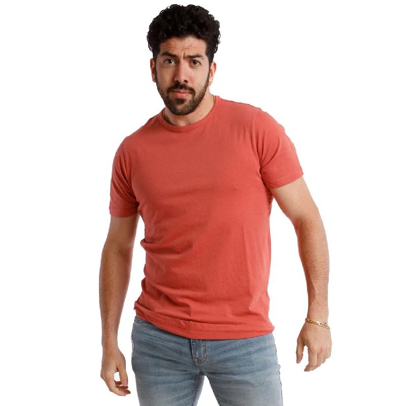 Organic Crew Neck T-Shirt / Nantucket Red