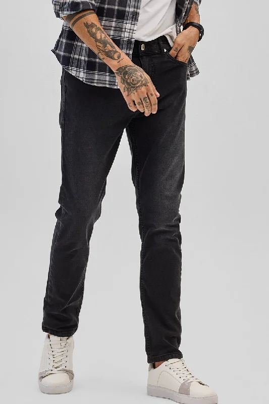 Charcoal Grey Slim Fit Jeans