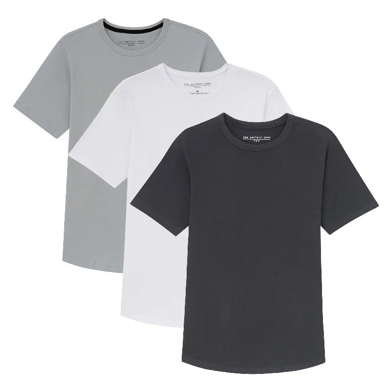 Organic Crew Neck T-Shirt 3 Pack / Essentials