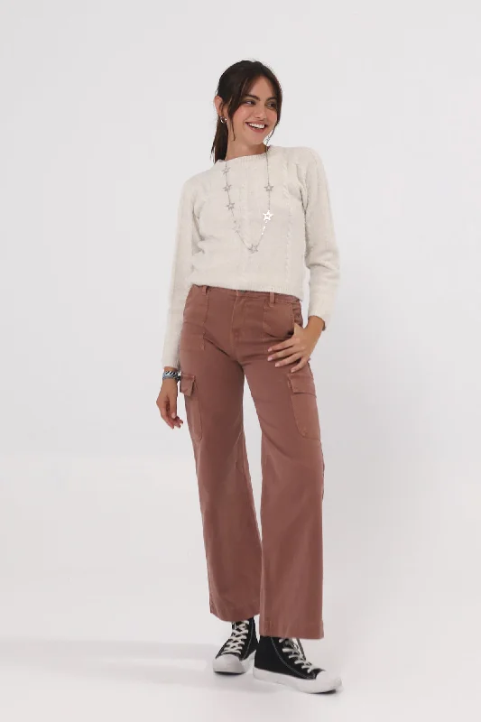 JEANS CULOTTE CARGO