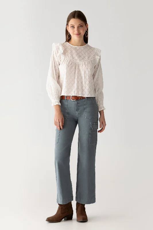 JEANS CULOTTE CARGO