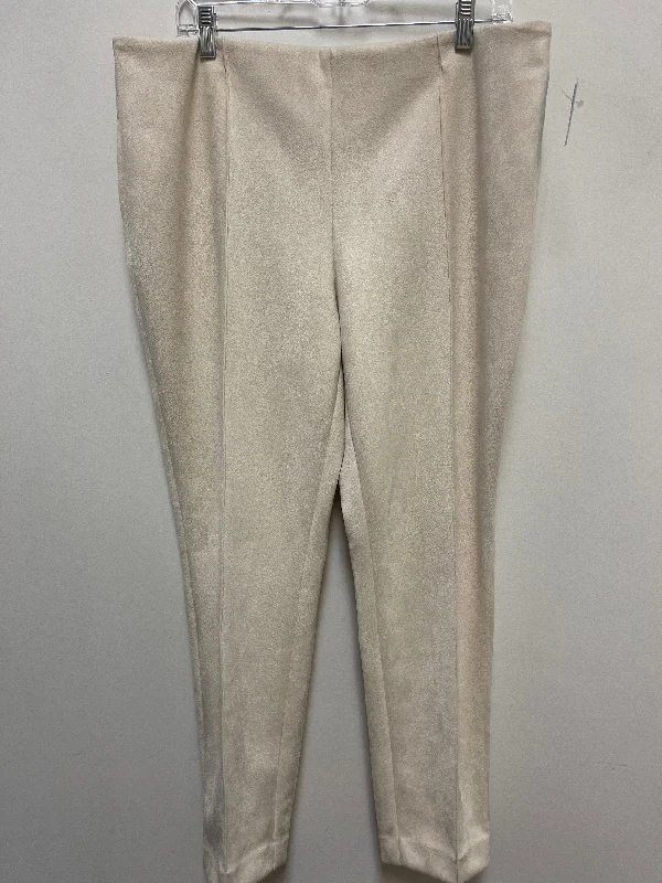 Pants Other By Anne Klein In Cream, Size: Xl