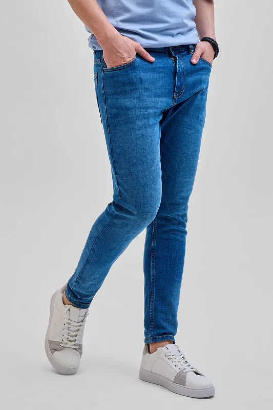 Dark Blue Skinny Fit Jeans