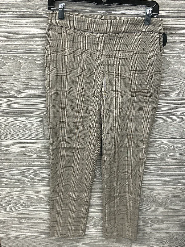 Pants Wide Leg By Hilary Radley In Plaid Pattern, Size: 4