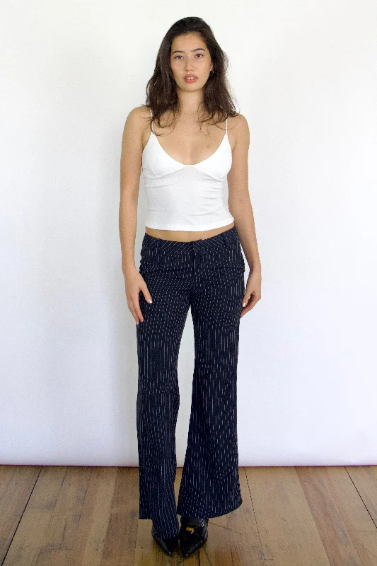 SCG MADE | Lucy Low-rise Striped Trousers