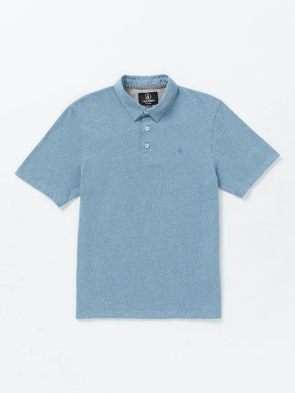 Big Boys Wowzer Polo Short Sleeve Shirt - Stone Blue