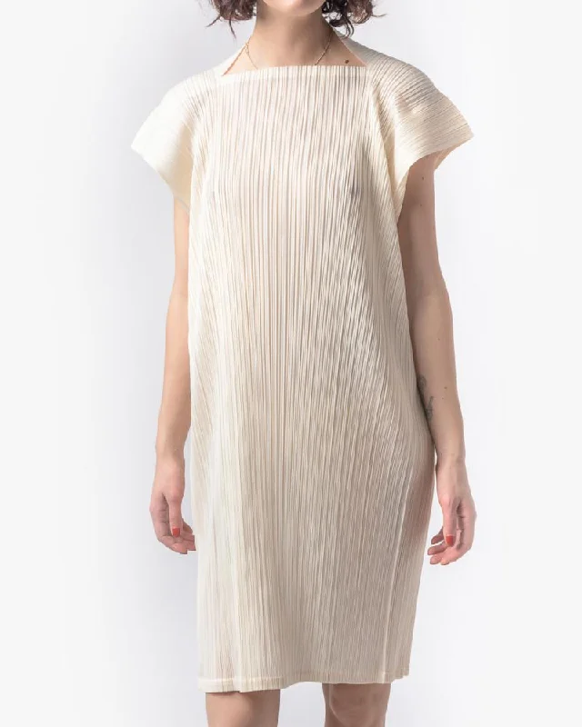 Square Dress in Off White