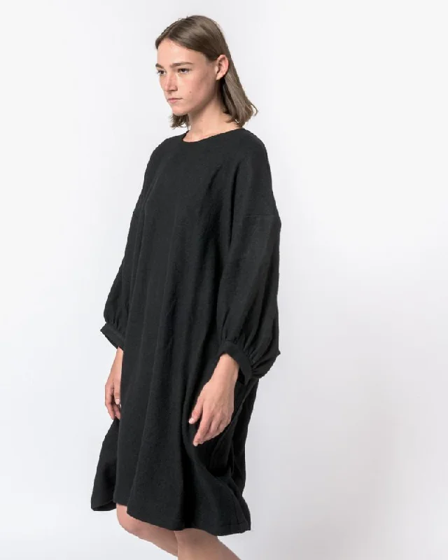 Nonchalant Wool Dress in Black