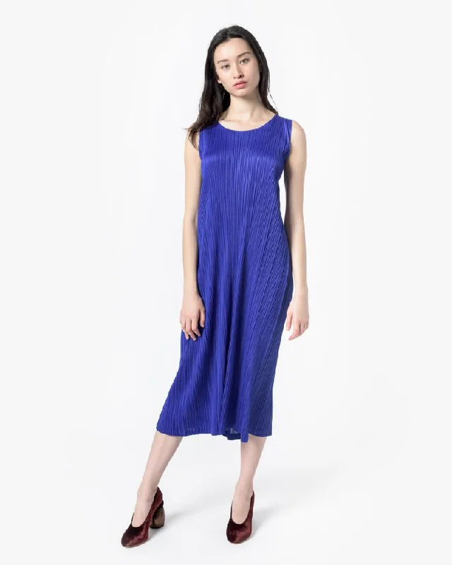 Long Dress in Cobalt