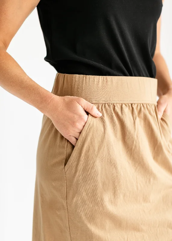 Kinsley Side Pocket Midi Skirt - FINAL SALE